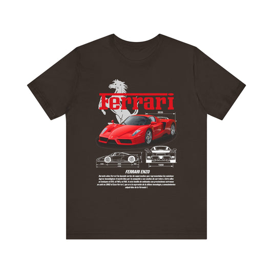 Ferrari Enzo Unisex Graphic Tee - Car Enthusiast T-shirt - CreativeRino