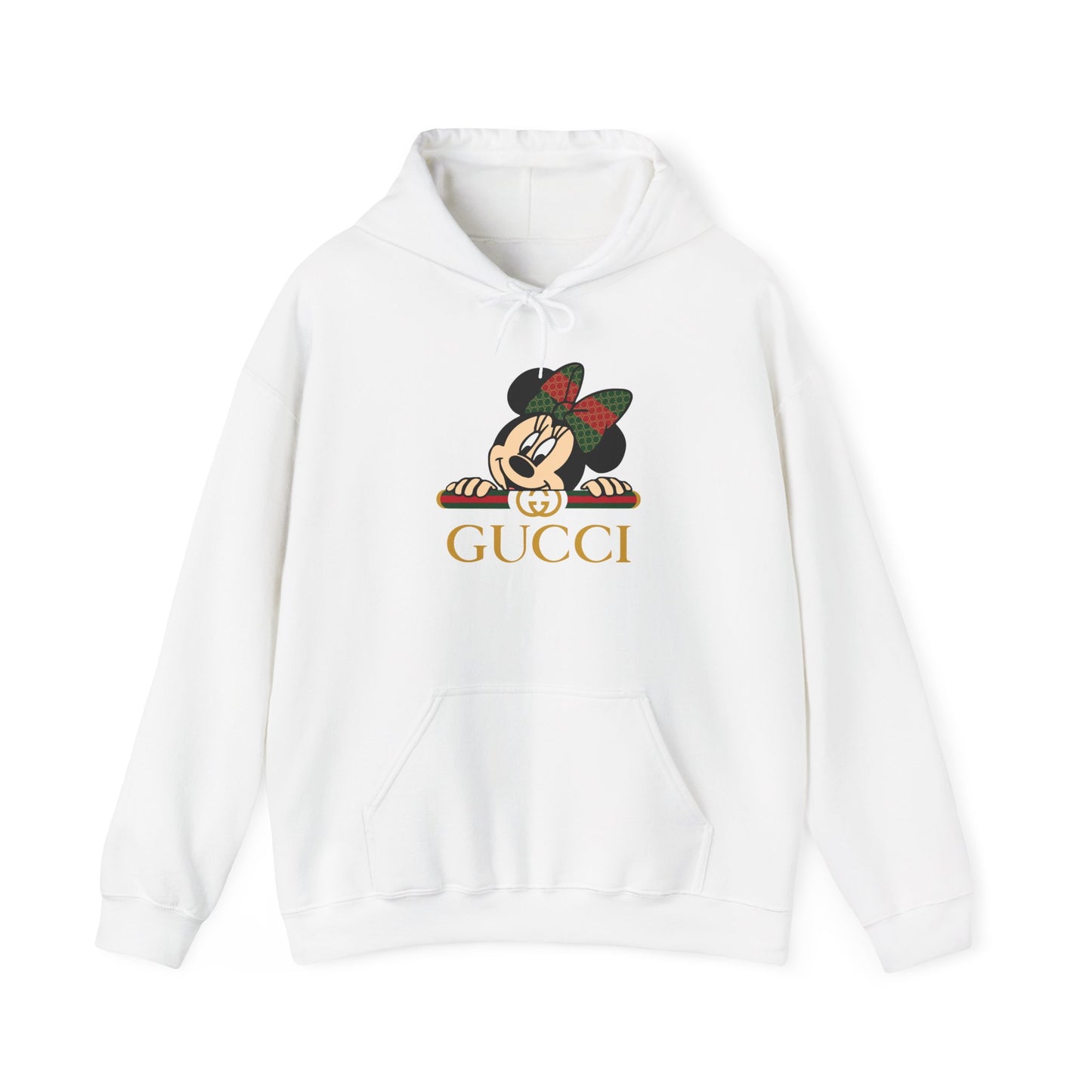 Minnie Mouse Gucci Inspired Cozy Hoodie - Holiday Style - CreativeRino