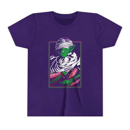 Anime-Inspired Youth Short Sleeve Tee - Dragon Ball Character T-shirt Design - CreativeRino