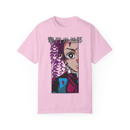 Demon Slayer Unisex Garment-Dyed T-shirt - Anime Inspired Art - CreativeRino
