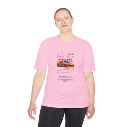 Toyota Supra MK4 Unisex Moisture Wicking Tee – Perfect T-shirt for Car Enthusiasts - CreativeRino