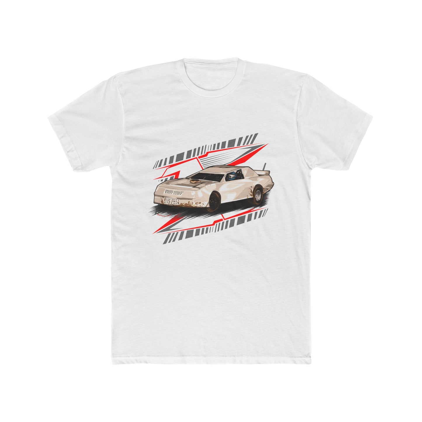 Retro Race Car Unisex Cotton Crew Tee - CreativeRino