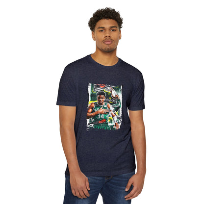 Unisex Basketball Graphic T-shirt - Giannis Antetokounmpo Inspired Tee - CreativeRino