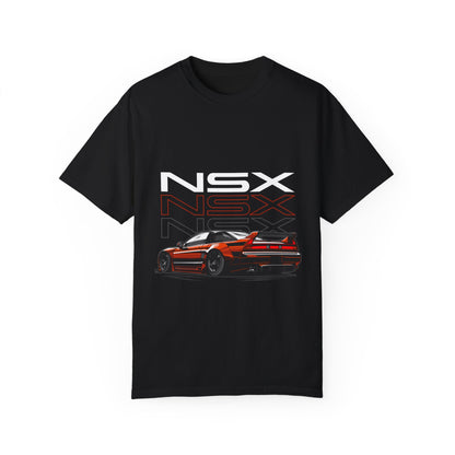 NSX Unisex Garment-Dyed T-Shirt - Retro Car Enthusiast Apparel - CreativeRino