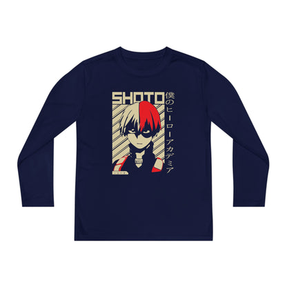 My Hero Academia Youth Long Sleeve Competitor Tee - Shoto Inspired Anime T-shirt - CreativeRino
