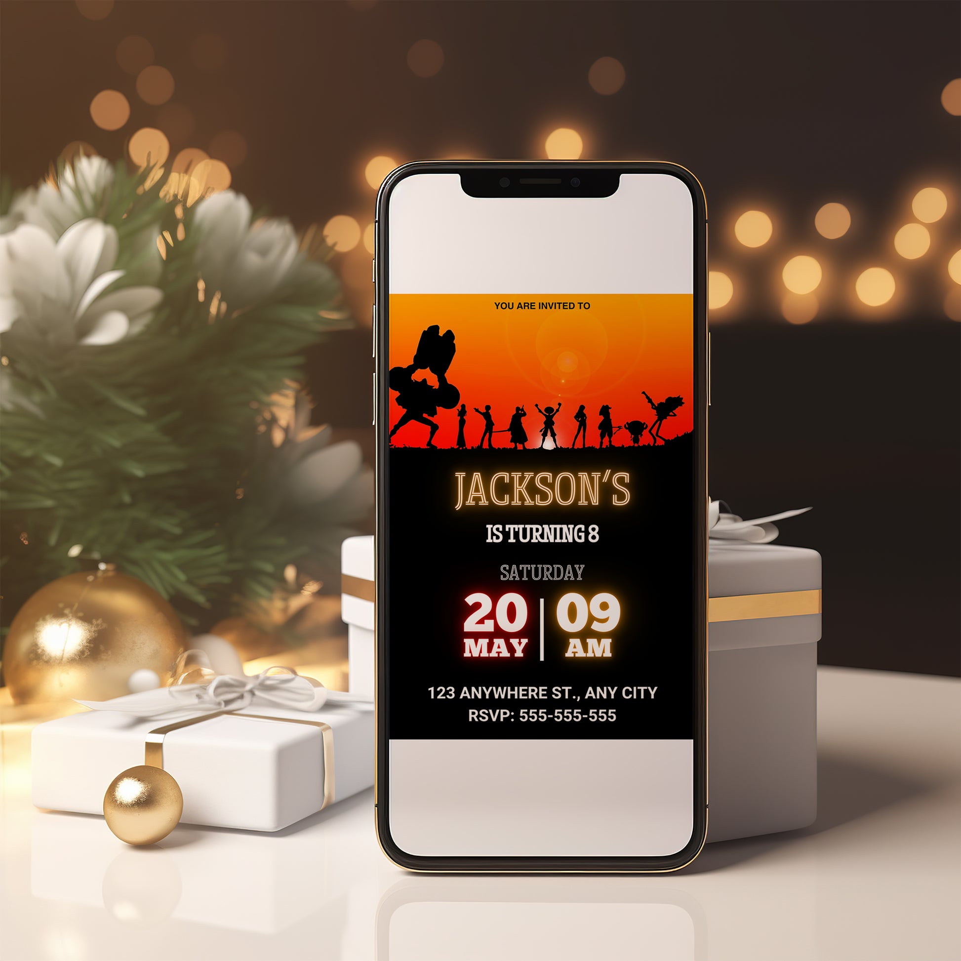 One Piece Birthday Invitation Template - CreativeRino