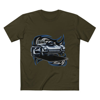 Classic Car Graphic Tee - Retro Automotive T-shirt Design for Car Enthusiasts - CreativeRino