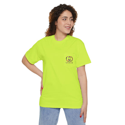 Gucci Unisex Heavy Cotton Pocket Tee - Stylish & Comfortable Everyday Wear - CreativeRino