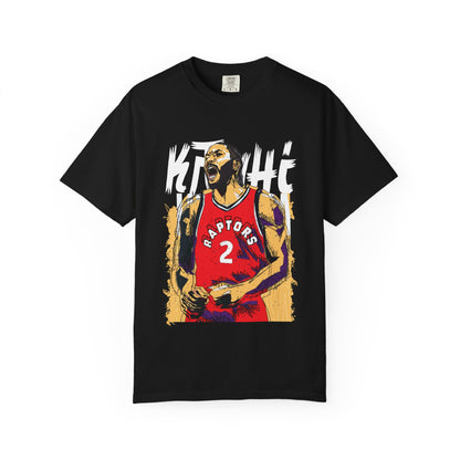 Kawhi Leonard Basketball T-shirt for Fans | Unisex Garment-Dyed Tee - CreativeRino