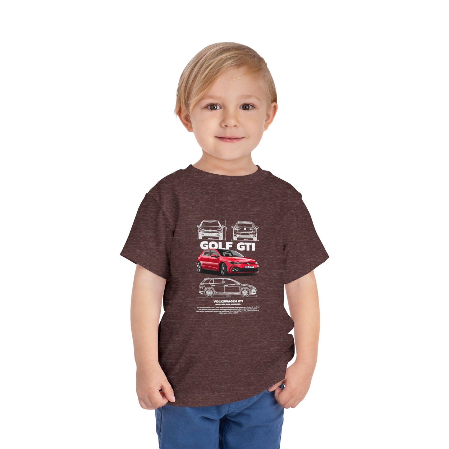 Volkswagen Golf GTI Kids Tee - Cool Car Design for Little Enthusiasts - CreativeRino