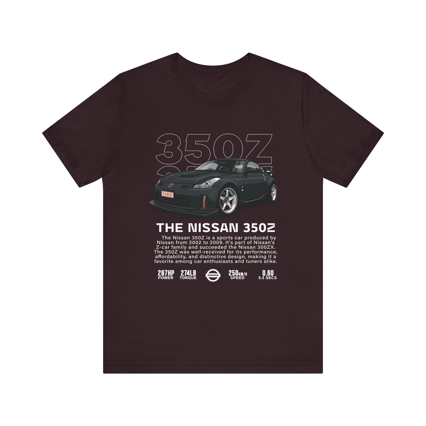 Nissan 350Z Unisex Tee – Perfect for Car Enthusiasts and Motoring Events - CreativeRino