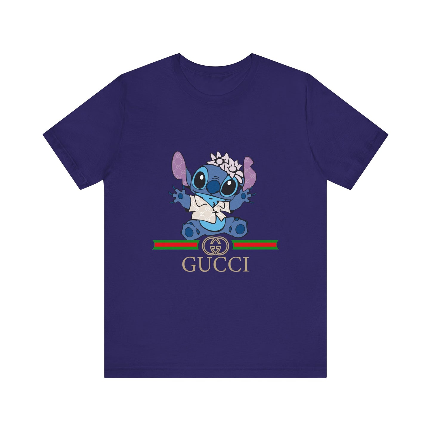 Stitch Gucci Unisex Jersey Short Sleeve Tee - CreativeRino