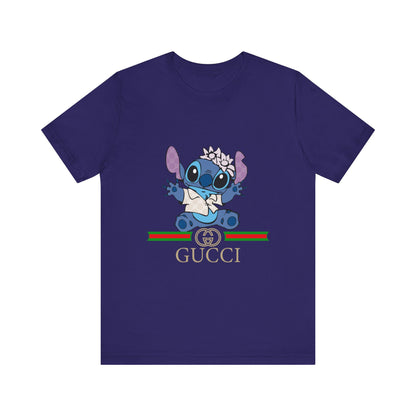Stitch Gucci Unisex Jersey Short Sleeve Tee - CreativeRino