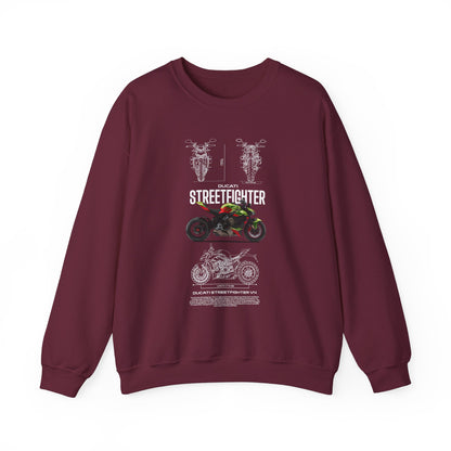 Ducati Streetfighter v3 Unisex Sweatshirt | Cool Motorcycle Apparel - CreativeRino