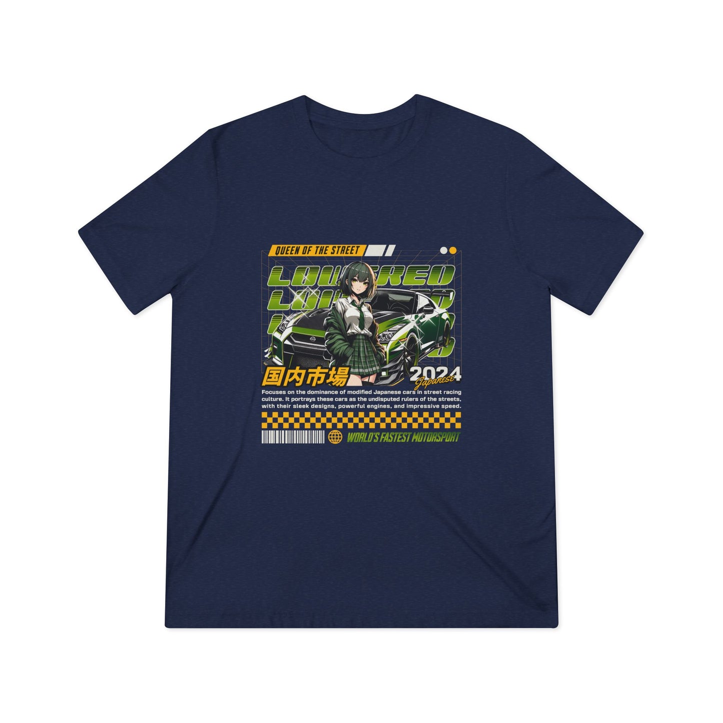 Limited Edition Unisex Triblend Tee - Street Style 2024 Car T-shirt - CreativeRino