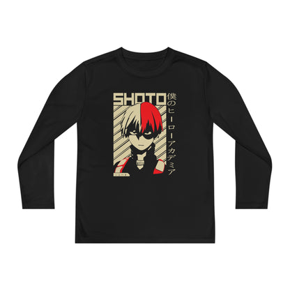 My Hero Academia Youth Long Sleeve Competitor Tee - Shoto Inspired Anime T-shirt - CreativeRino