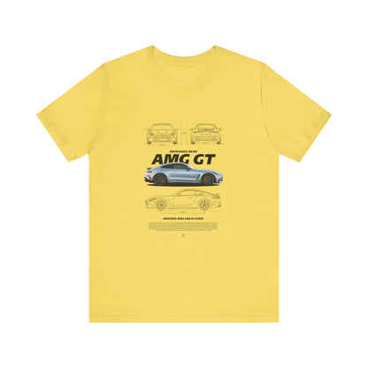 AMG GT Unisex Jersey Short Sleeve Tee - Perfect for Car Enthusiasts - CreativeRino