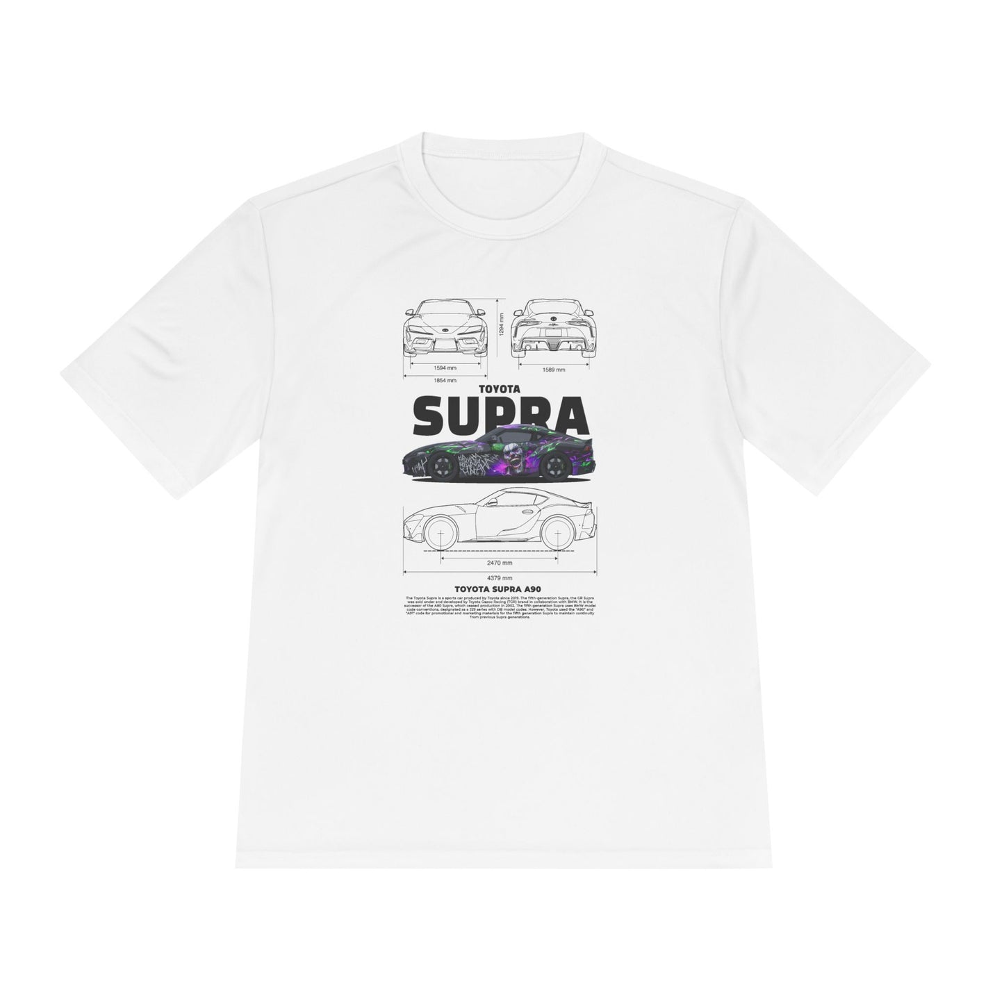 Toyota Supra Unisex Moisture Wicking Tee -  Perfect for Car Enthusiasts