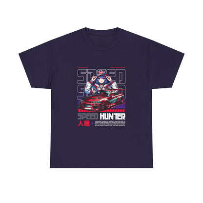 Speed Hunter Unisex Heavy Cotton Tee - Perfect T-shirt for Car Enthusiasts - CreativeRino