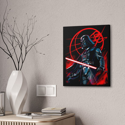 Darth Vader Canvas Art - Galactic Wall Decor for Star Wars Fans - CreativeRino