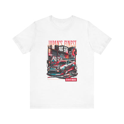 Japan's Finest Racer Unisex Tee - Streetwear Style Graphic T-shirt - CreativeRino