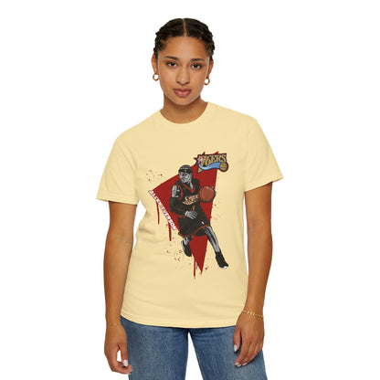 Allen Iverson Basketball Unisex T-shirt - Sports Fan Tee with Graphic Print - CreativeRino