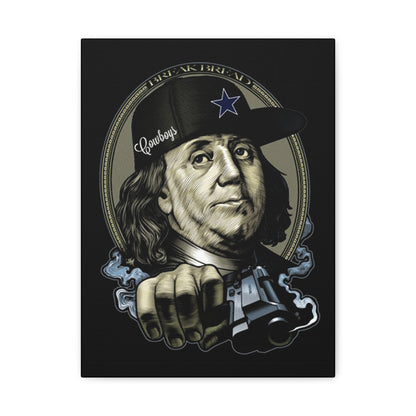 Benjamin Franklin Canvas Wall Art Matt Canvas Home Decor - CreativeRino