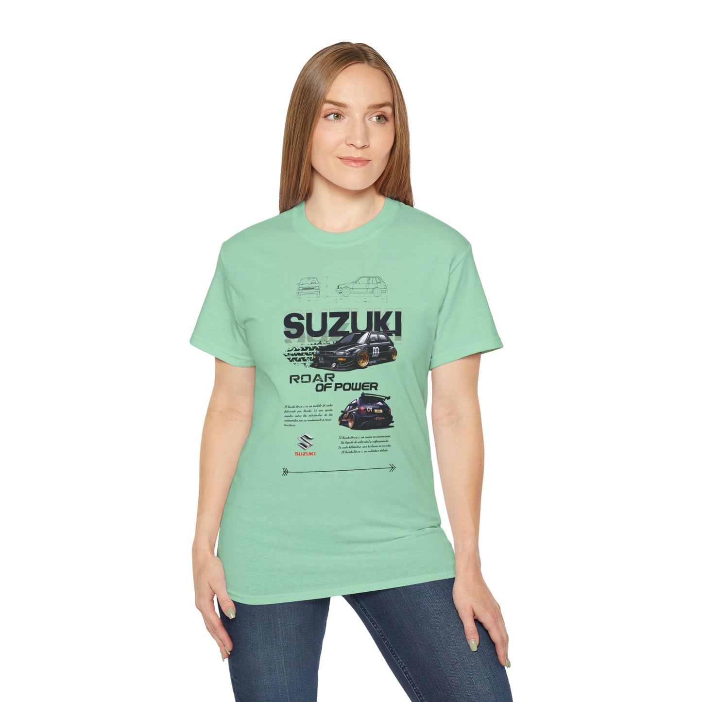 Suzuki Roar of Power Unisex Ultra Cotton Tee - Perfect T-shirt for Car Enthusiasts - CreativeRino