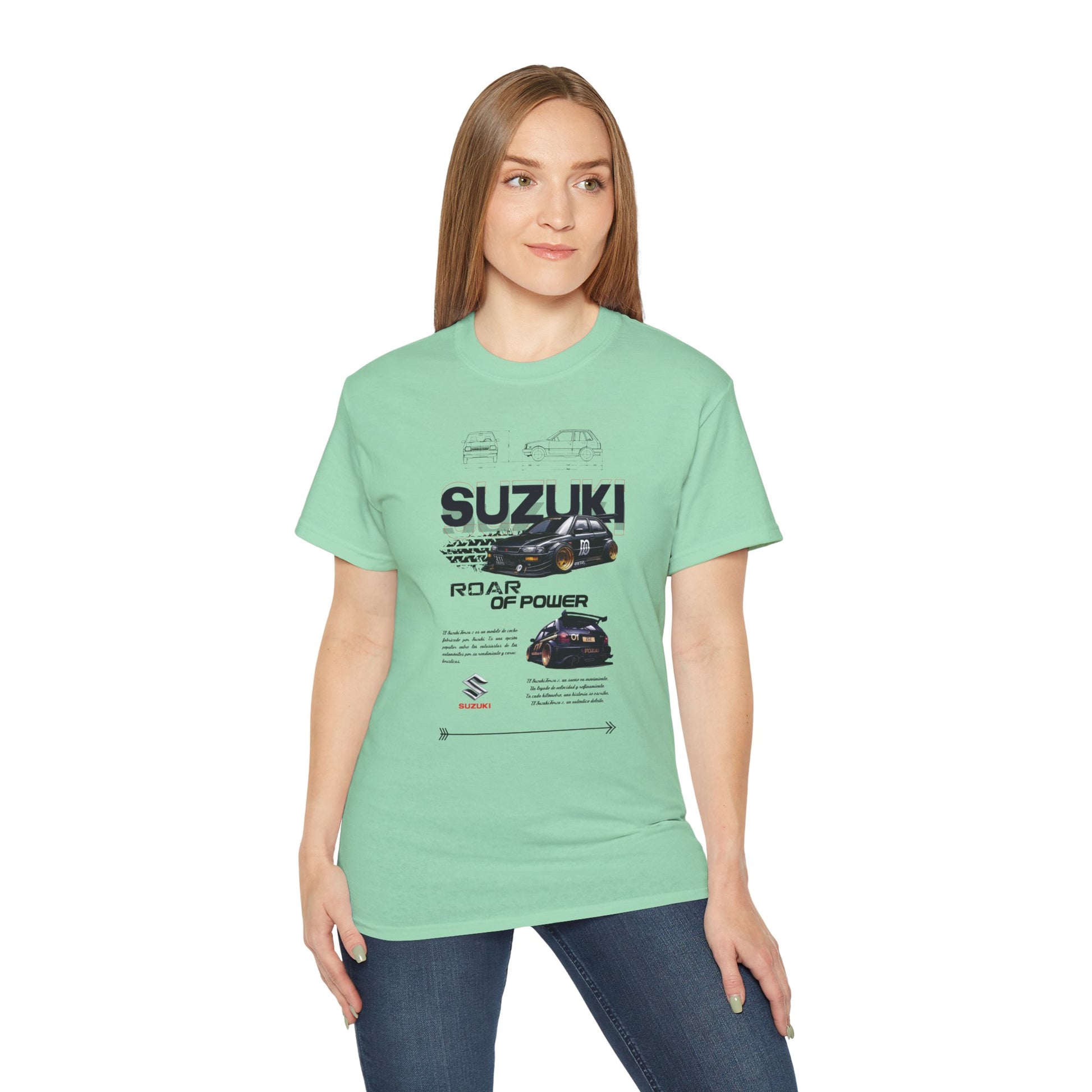 Suzuki Roar of Power Unisex Ultra Cotton Tee - Perfect T-shirt for Car Enthusiasts - CreativeRino