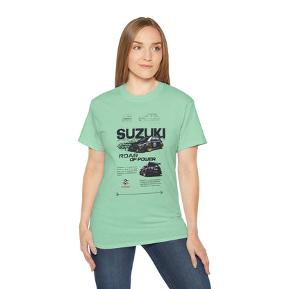 Suzuki Roar of Power Unisex Ultra Cotton Tee - Perfect T-shirt for Car Enthusiasts - CreativeRino