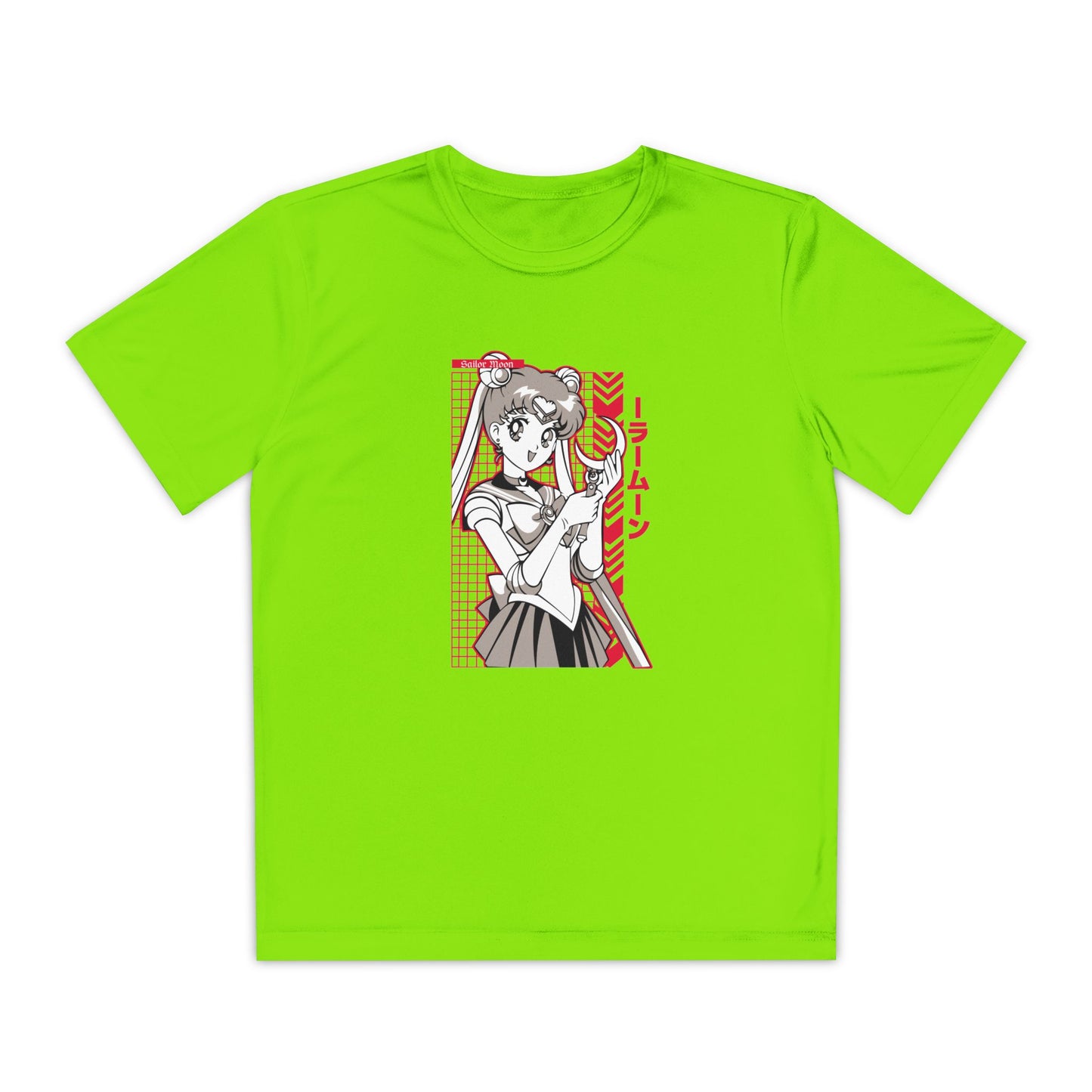 Youth Graphic Tee, Anime T-shirt for Kids, Sailor Moon Inspired Apparel, Gift for Birthdays, Casual Wear, Pop Culture Fashion - CreativeRino