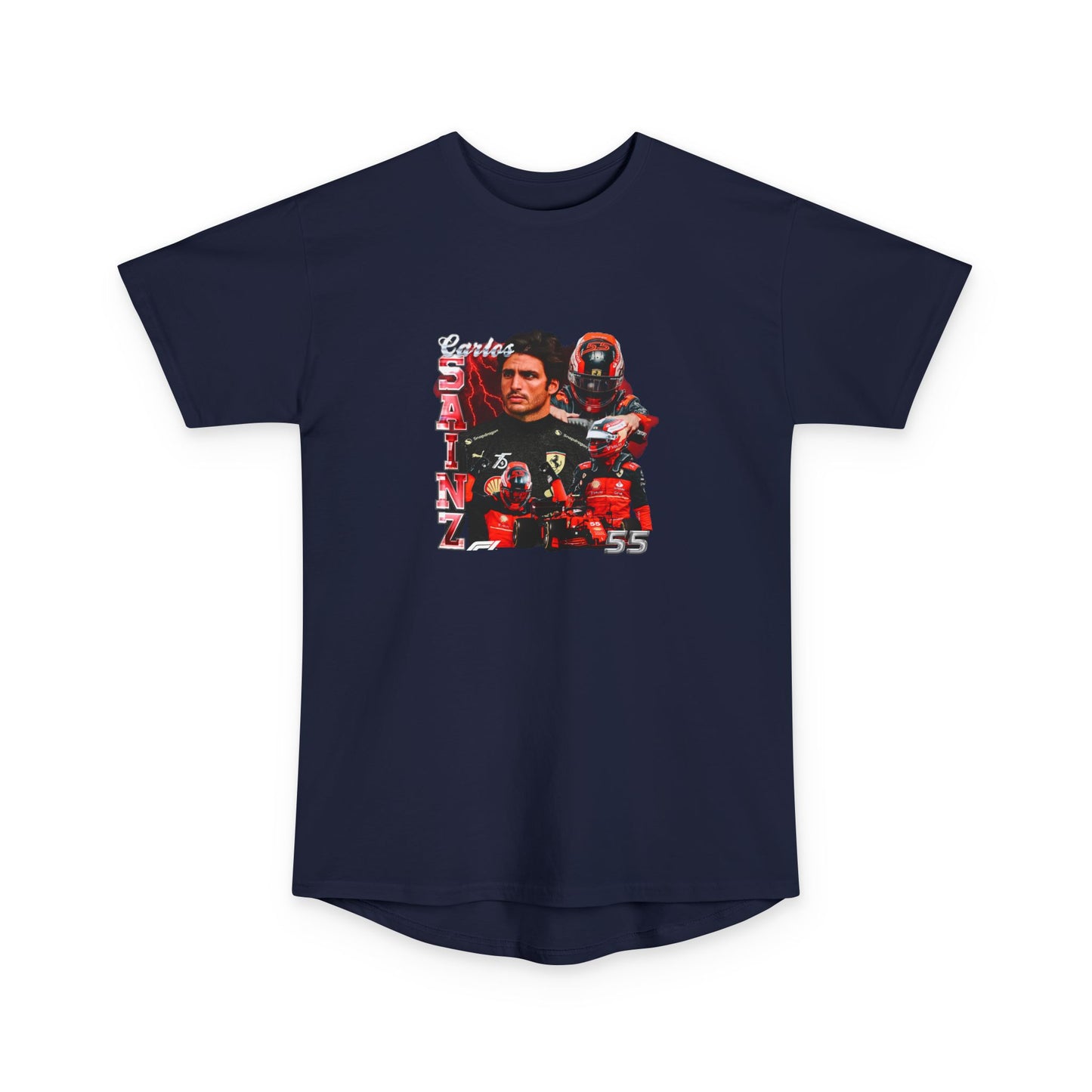 Carlos Sainz Jr. Graphic Tee - Bold Streetwear Car T-shirt - CreativeRino