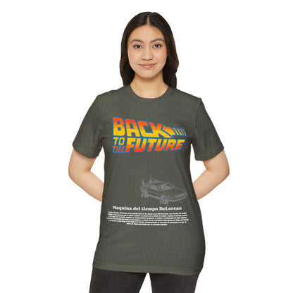 Back to the Future Unisex Recycled Organic T-Shirt | Eco-Friendly Movie Tee - CreativeRino