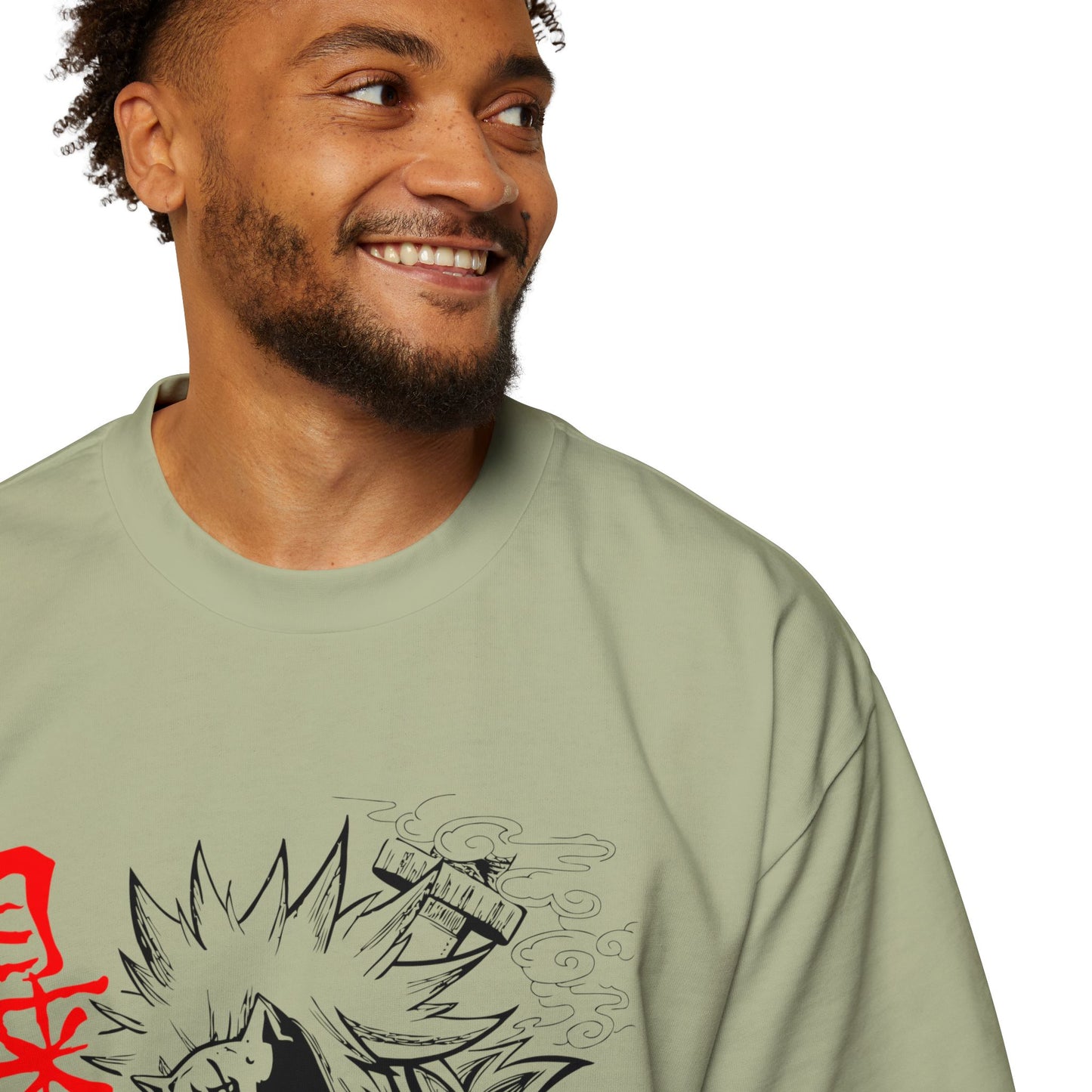 Naruto  Inspired Oversized Tee - Perfect T-shirt for Fans and Casual Wear - CreativeRino