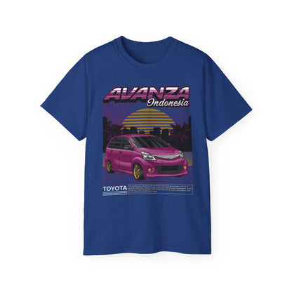 Retro Toyota Avanza Graphic Tee - Perfect T-shirt for Car Enthusiasts - CreativeRino
