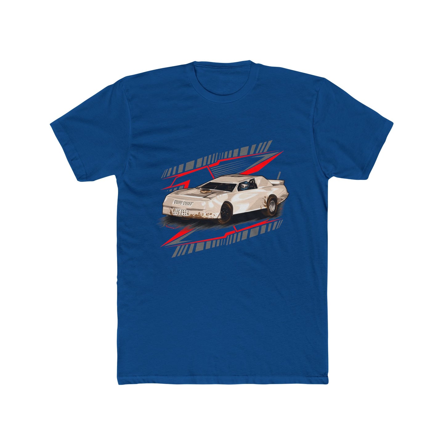 Retro Race Car Unisex Cotton Crew Tee - CreativeRino
