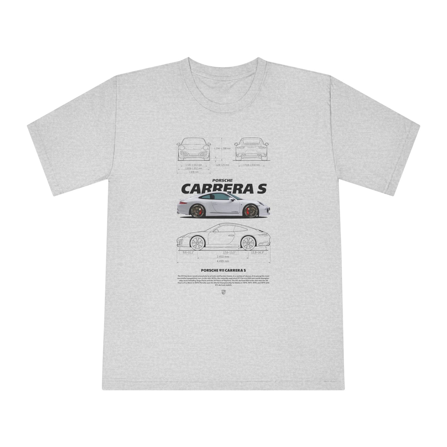 Porsche 911 Carrera S Graphic T-Shirt - Perfect for Car Enthusiasts - CreativeRino