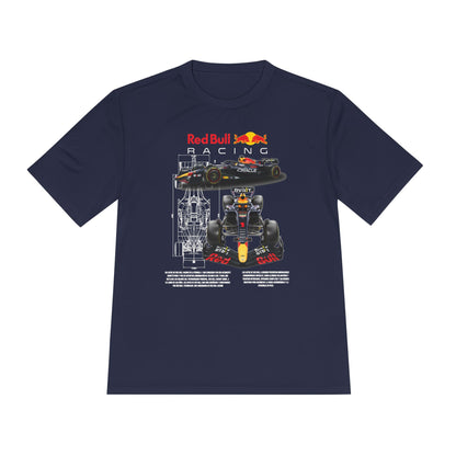 Red Bull Racing Unisex Moisture Wicking Tee for Motorsport Enthusiasts - CreativeRino