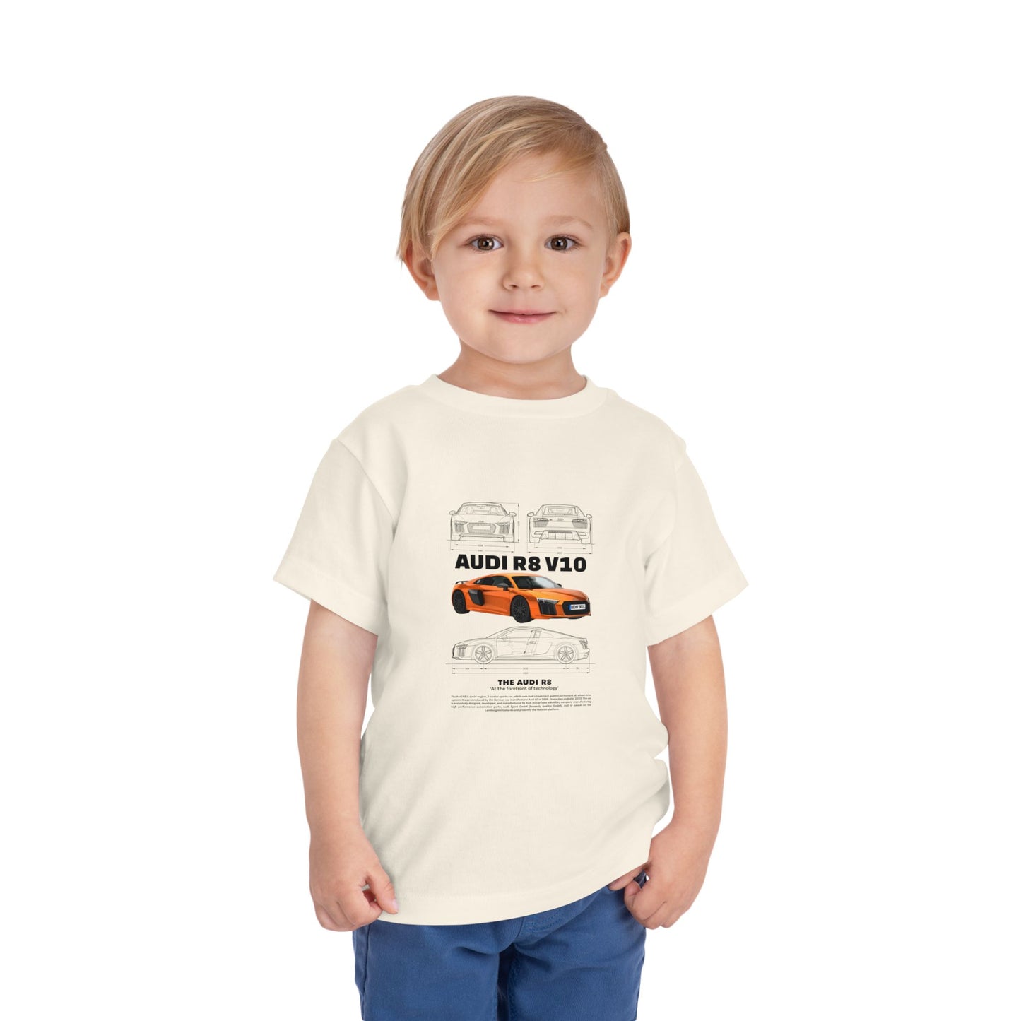 Audi R8 Car Lover Tee -  Graphic Short Sleeve Shirt | Car T-shirt - CreativeRino