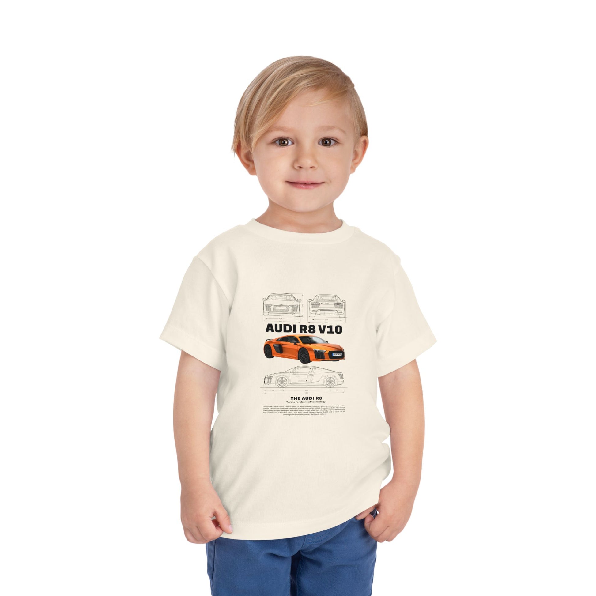 Audi R8 Car Lover Tee -  Graphic Short Sleeve Shirt | Car T-shirt - CreativeRino