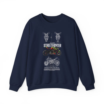 Ducati Streetfighter v3 Unisex Sweatshirt | Cool Motorcycle Apparel - CreativeRino