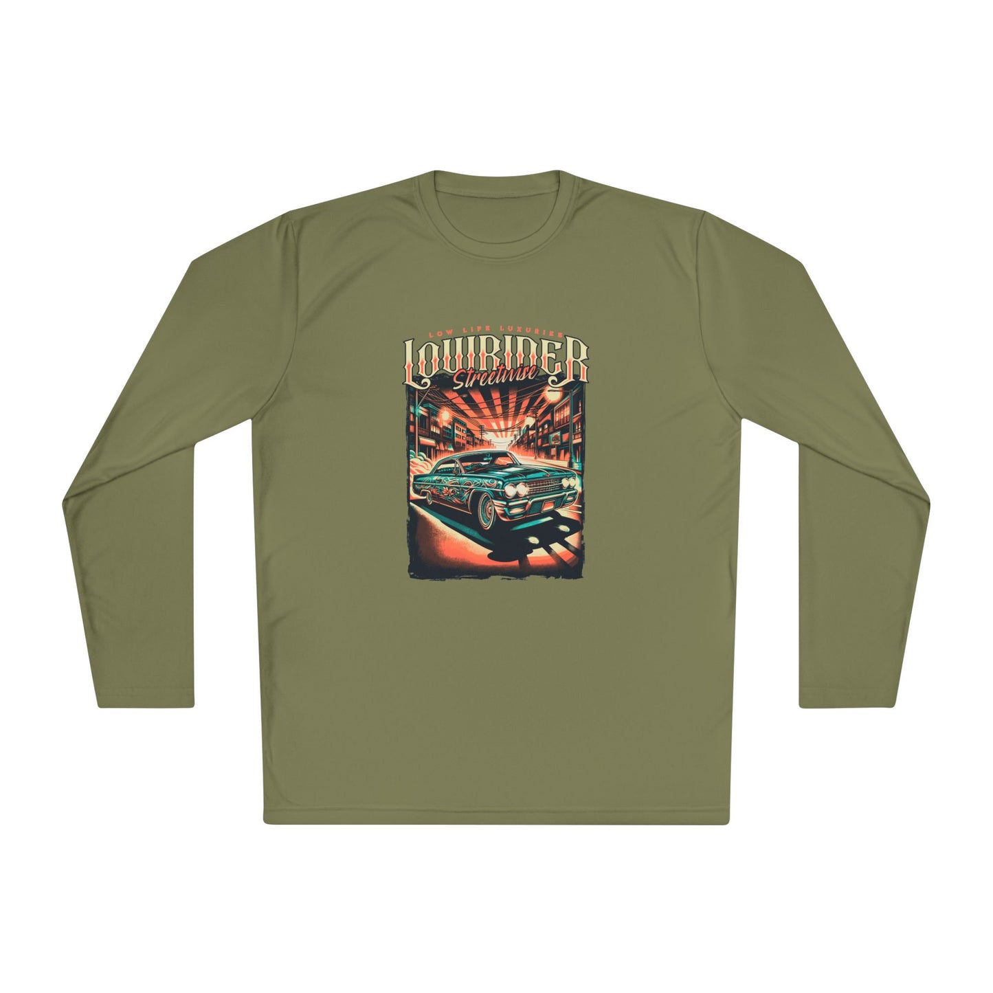 Cool Classic Car Long Sleeve Tee - Vintage Retro Vibe T-shirt for Car Enthusiasts - CreativeRino