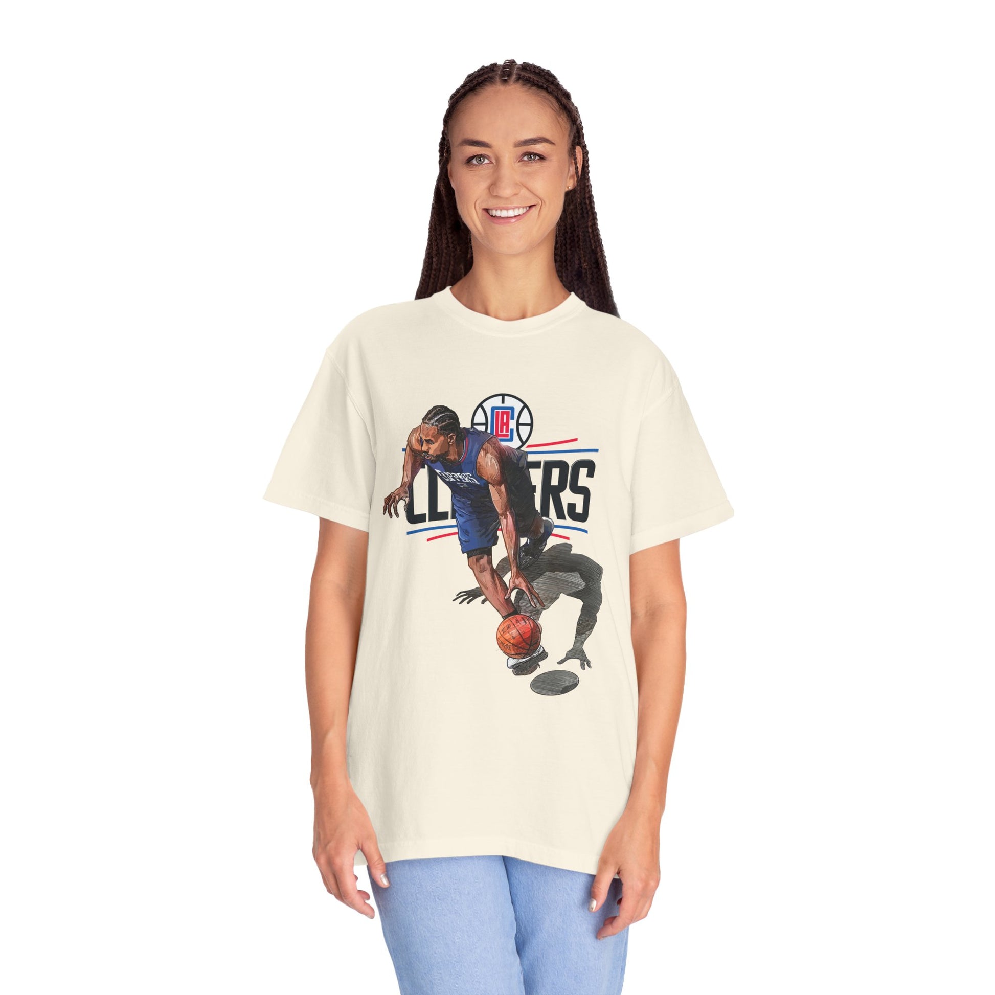 Kawhi Leonard Unisex Basketball Graphic T-Shirt - Clippers Design - CreativeRino