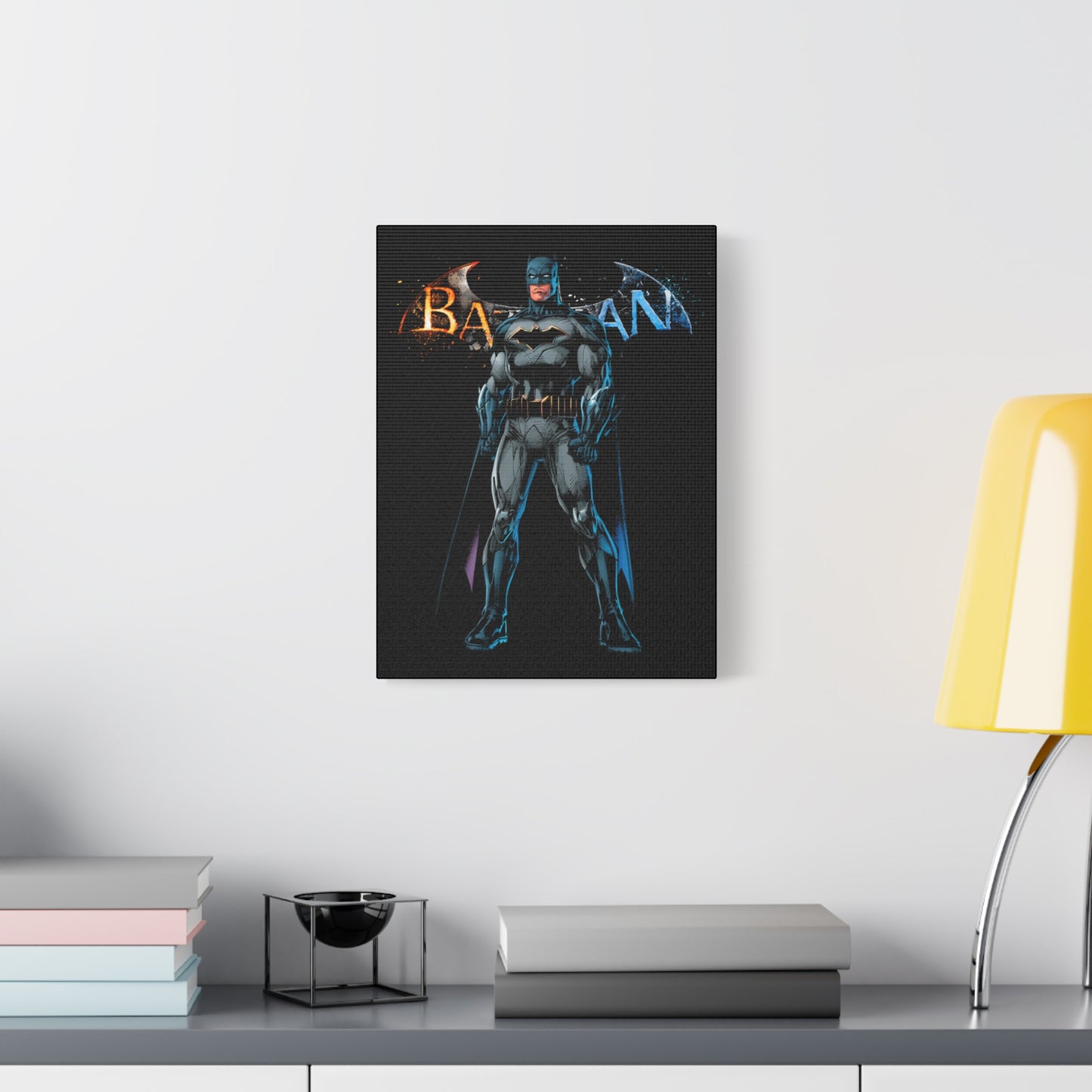 Batman Matte Canvas Wall Art - Stretched 1.25" - CreativeRino