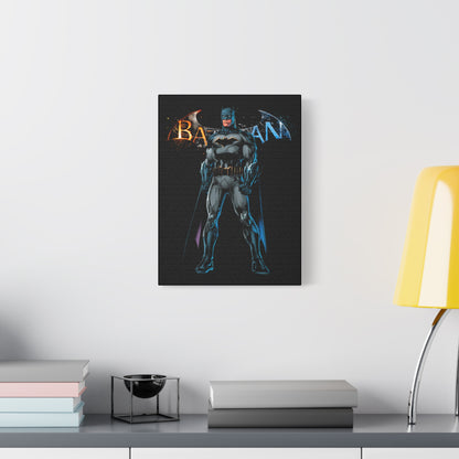 Batman Matte Canvas Wall Art - Stretched 1.25" - CreativeRino