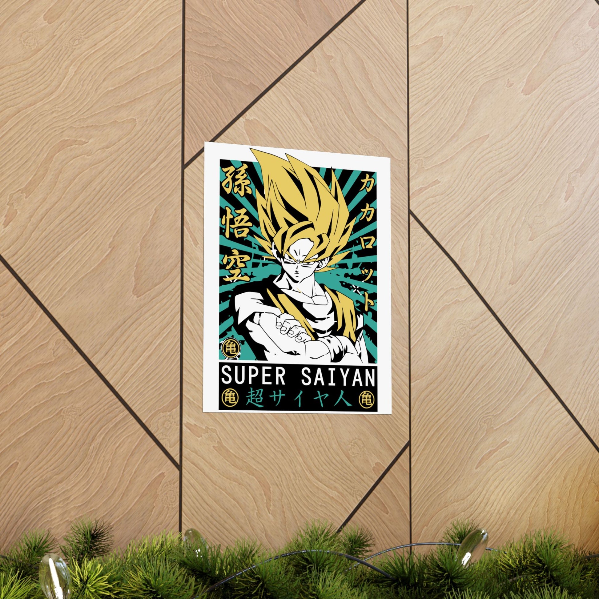 Super Saiyan Matte Vertical Poster | Anime Wall Art for Dragon Ball Fans - CreativeRino