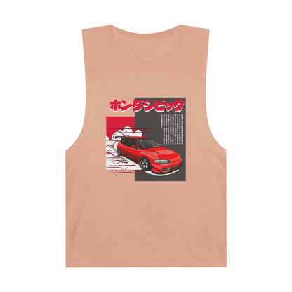 Honda Civic Estilo Car Graphic Unisex Tank Top - Honda Inspired T-shirt Design - CreativeRino