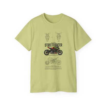 Ducati Streetfighter V4 Unisex Ultra Cotton Tee - Stylish Motorcycle T-shirt for Riders - CreativeRino