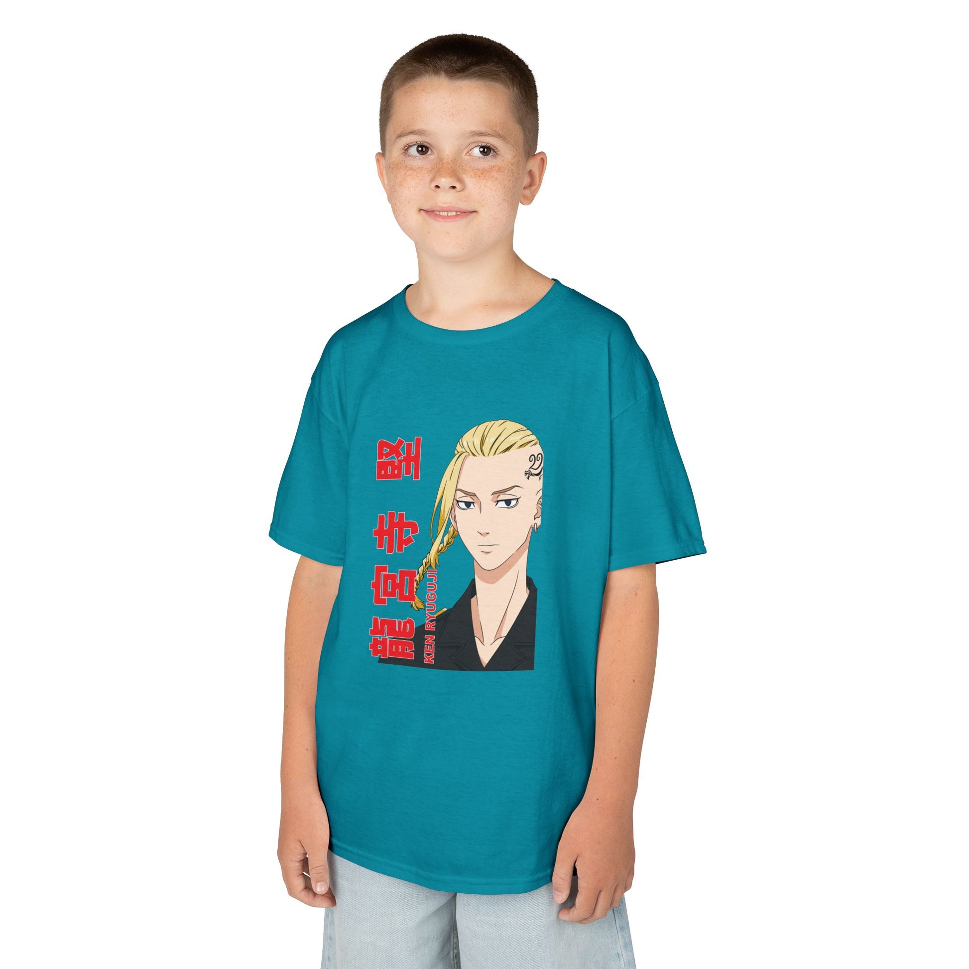 Anime-Inspired Kids Heavy Cotton™ Tee Tokyo Revengers Graphic T-shirt - CreativeRino