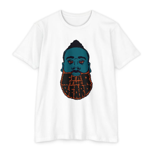 James Harden Cool Beard Graphic Unisex CVC Jersey T-shirt - CreativeRino